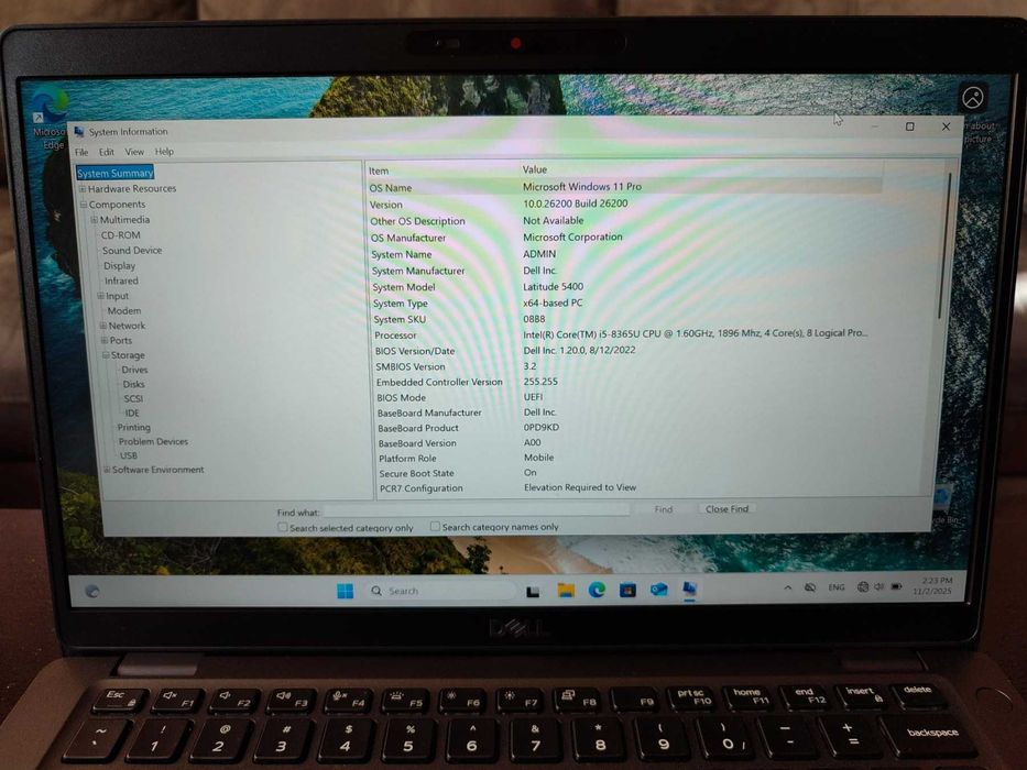 Dell Latitude 5400/16GB RAM/512GB SSD