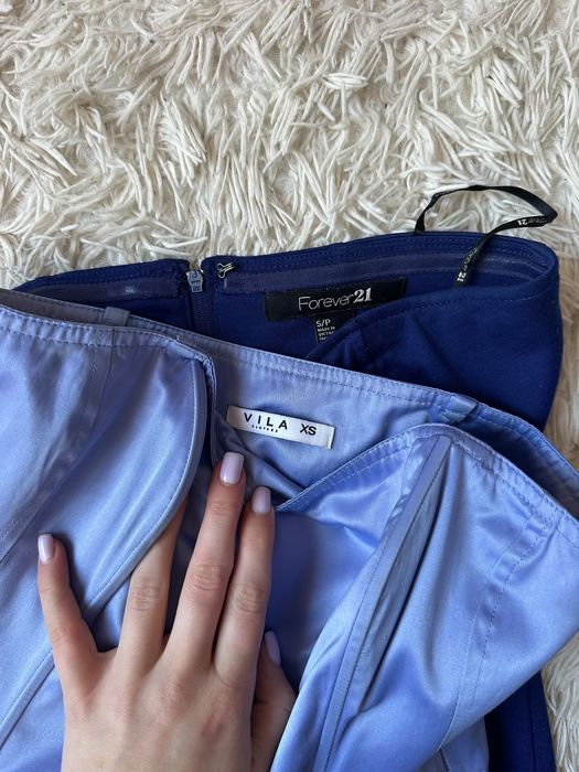Сини рокли Villa и Forever 21, размер XS/S