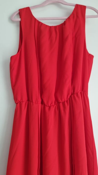 Rochie roșie lungă XS
