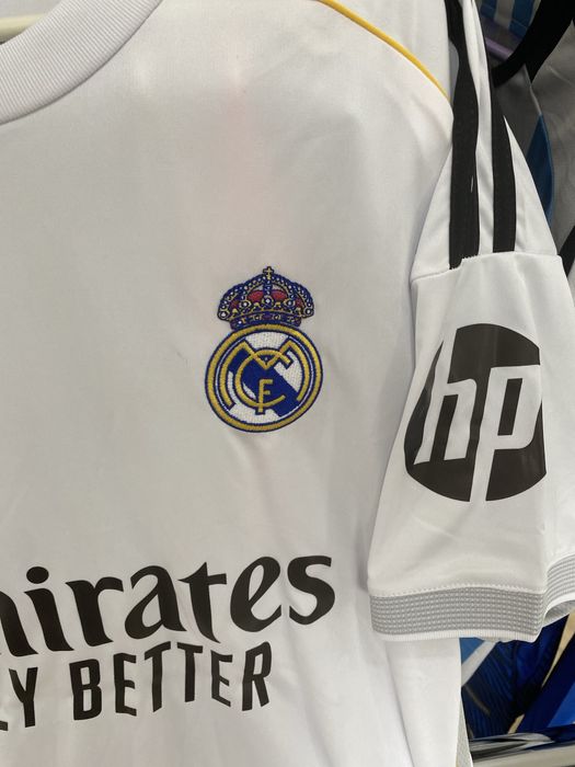 Tricou Fotbal Real Madrid cu Mbappe