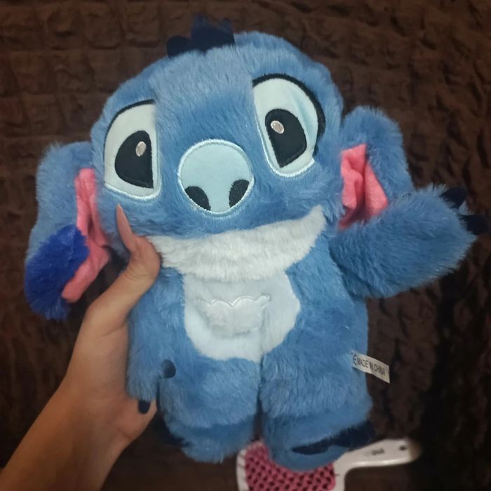 Игрушка детская ночник для сна спящий дышащий Стич