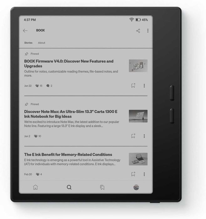 Электронный блокнот Onyx Boox Go 7 (B&W) + Стилус + Чехол