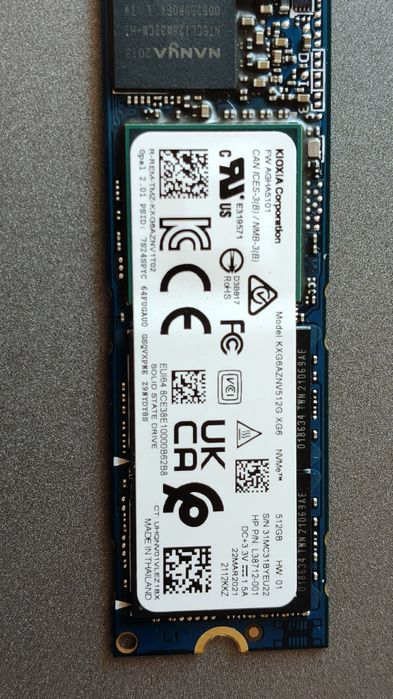 Ssd NVMe Kioxia 512