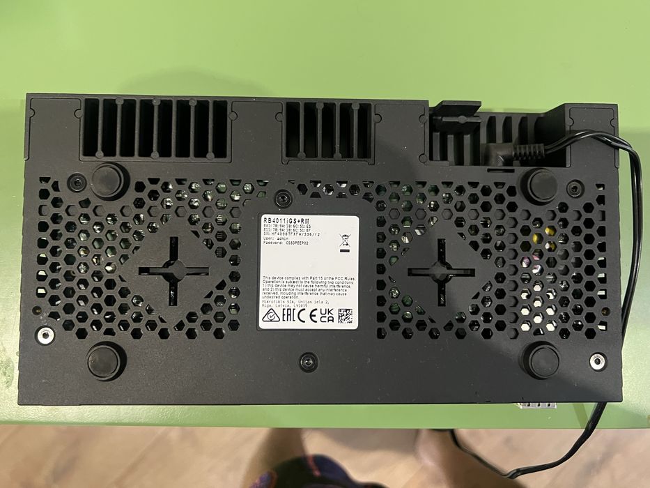 Маршрутизатор Mikrotik 4011iGS+RM