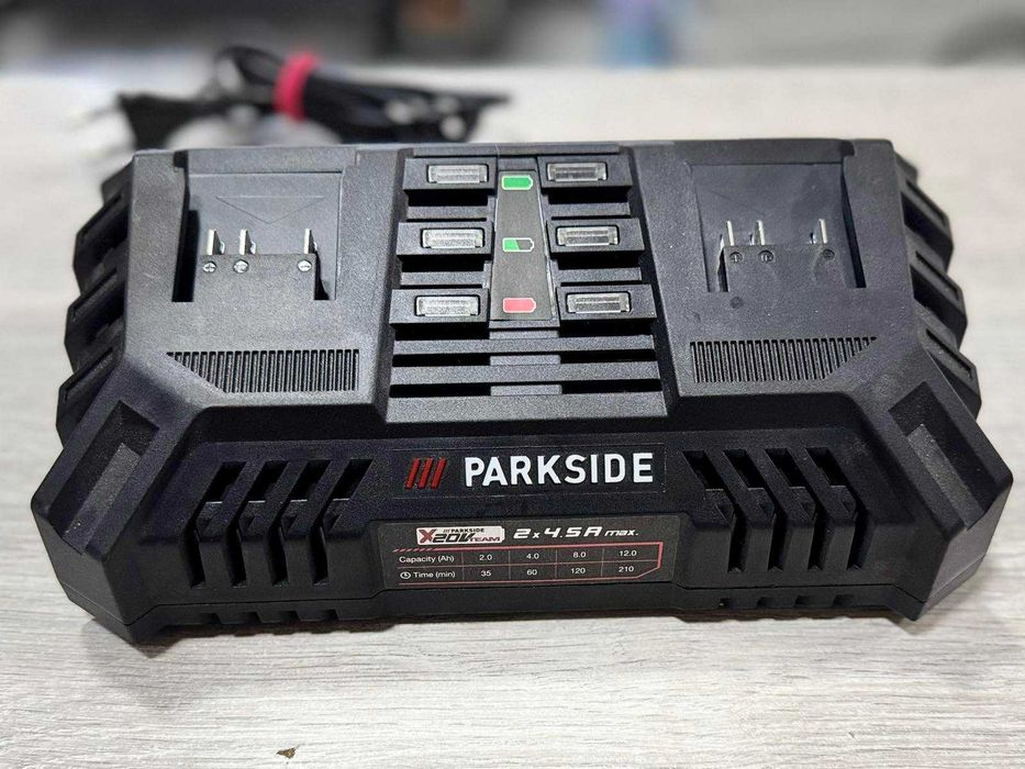 Двойно зарядно Parkside PDSLG 20 B1 2 x 4.5 A MAX