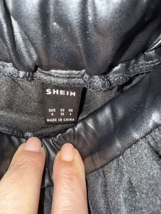 Кожена пола от Shein