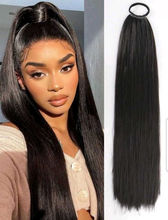 Синтетично удължение за коса , конска опашка в 4 цвята