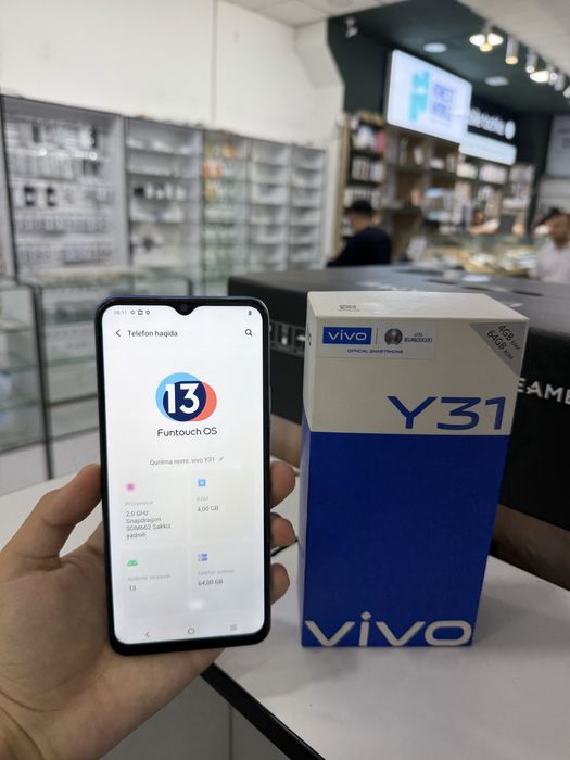 Vivo Y31 4/64gb срочни сотилади