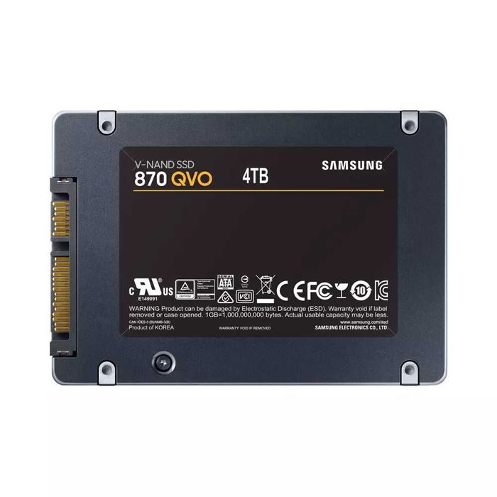 SSD 4TB Samsung 870 QVO (MZ-77Q4T0BW) - Гаранция!