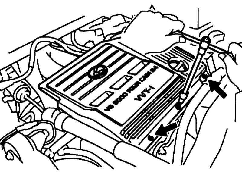 Как снять мотор rx300 сверху Как снять мотор rx300 сверху