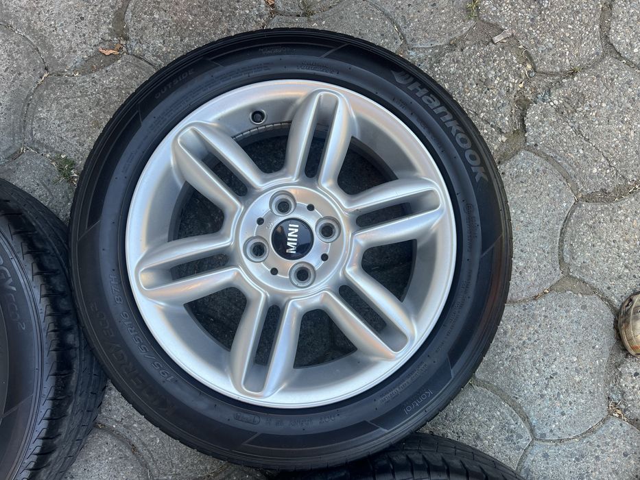 Jante aliaj 4x100mm, anvelope vara 195/55 R16, Mini Cooper One, Cabrio, Clubvan Clubman, Opel Mazda Kia Hyundai Suzuki Toyota Honda