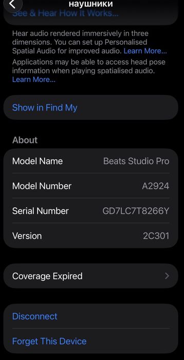 Наушники Beats Studio Pro оригинал