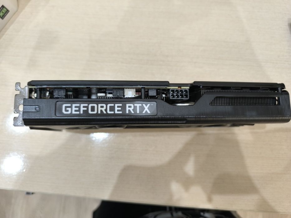 RTX 3060 Palit 12GB — 2 вентилятора, оригинальная пломба