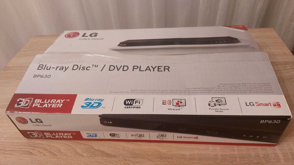 Blu ray Lg BP630