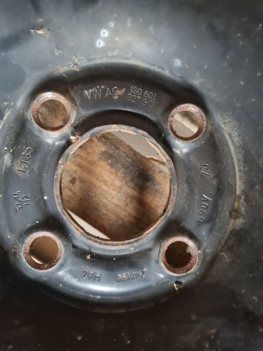 Anvelopă cu janta vw up seat mii skoda Citigo