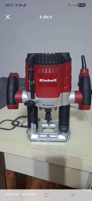Masina de frezat Einhell TC-RO 1155 E, 1100 W, 30000 RPM, 55 mm