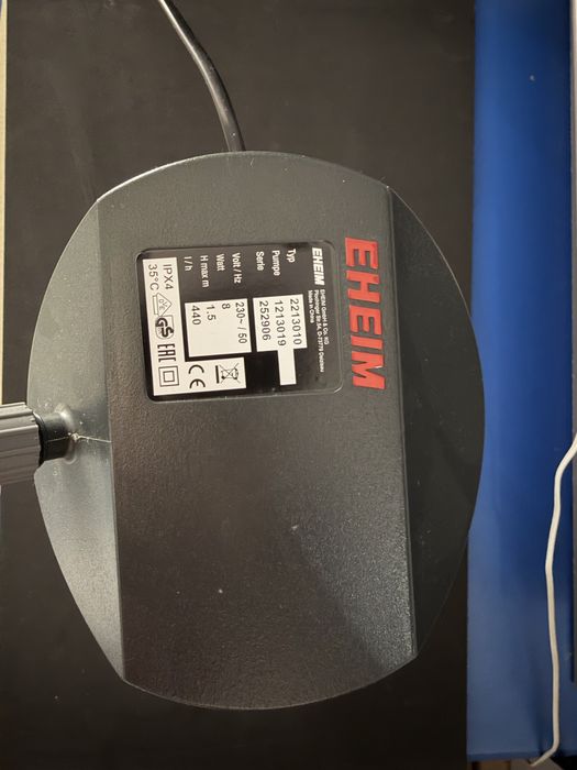 Filtru extern Eheim 250 classic plus robineti Eheim