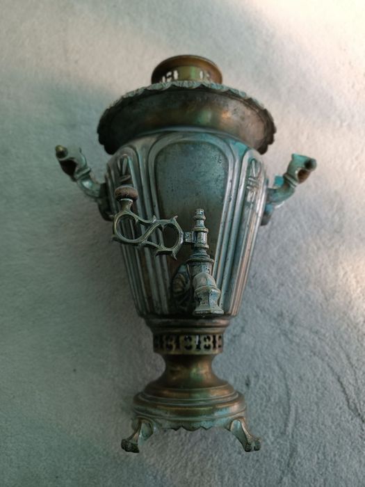 Самовар латунный тпз