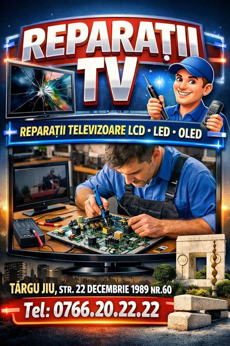 Reparatii TV Profesionale Rapid si Garantat