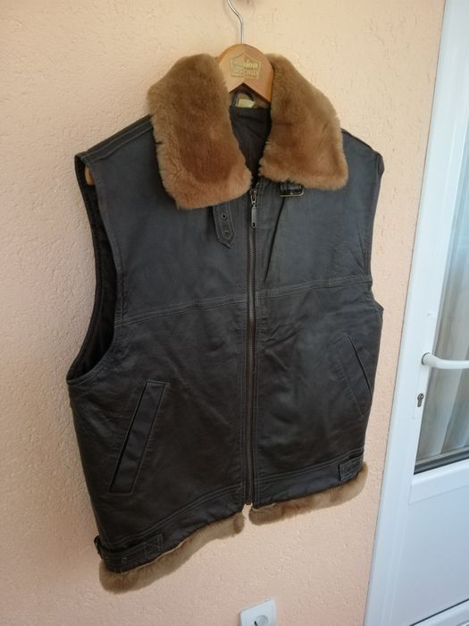 Vestă bărbati din piele Davo M