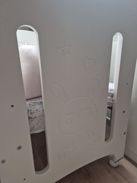 Дървена кошара от МДФ +матрак