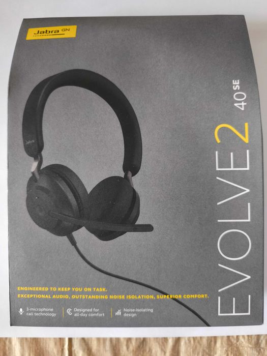 Слушалки Jabra GN Evolve2 40SE
