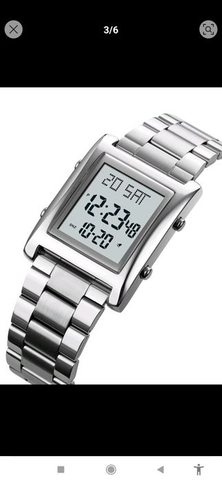 Vând ceas digital brățară metalica