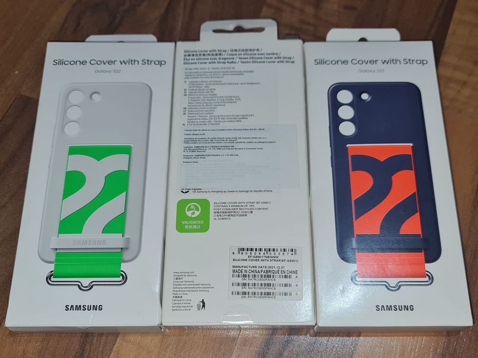 Husa originala Samsung Silicone Cover with Strap Galaxy S22 S901