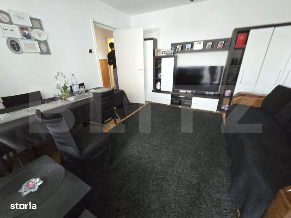 Apartament 3 camere decomandat, 61mp, 2 balcoane, intermediar- Cartier — fotografia 3