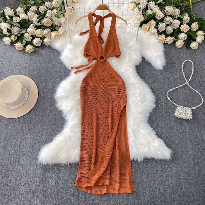 Платье на море и пляж летнее