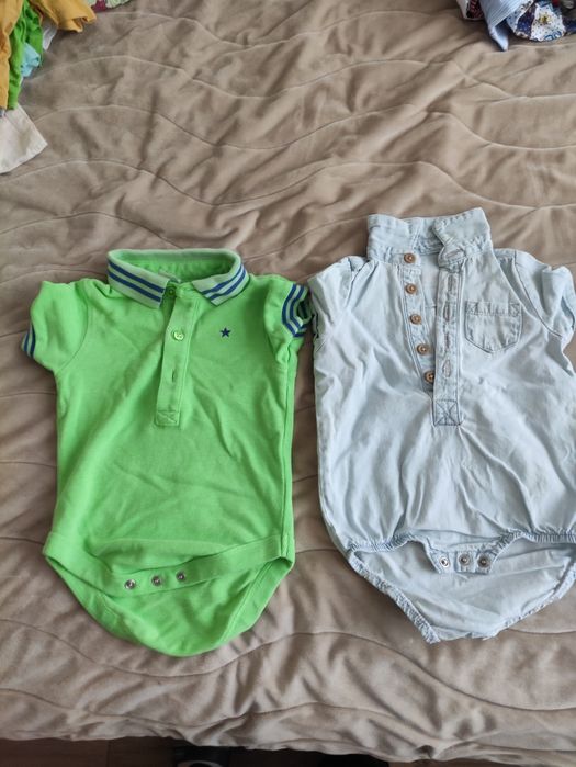 10бр. Тениски и бодита за бебе 6-9м (74см)