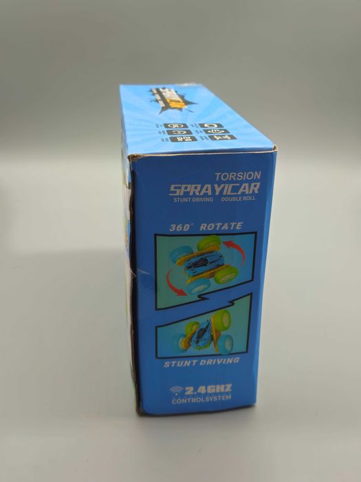 RC каскадьорска кола spray ефект, 2.4GHz, 360° въртене, двойно лице!