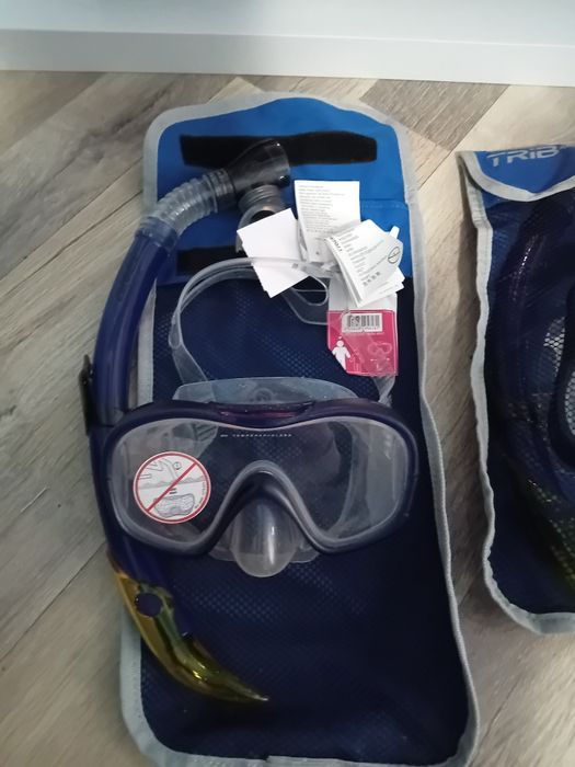 Vând echipament pentru scufundari: masca, tub, noi cu eticheta, TRIBOR