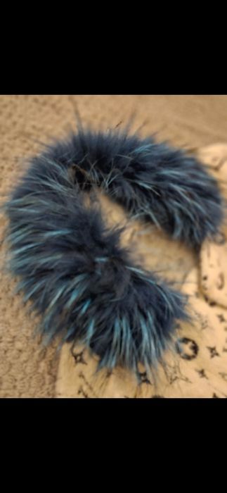 Палто с яка естествен косъм