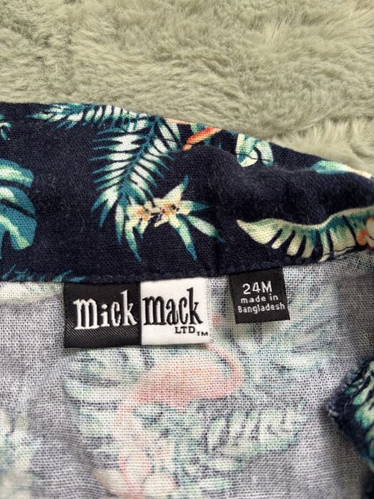 Costum de vara baieti, marimea 24 M, din in si bumbac