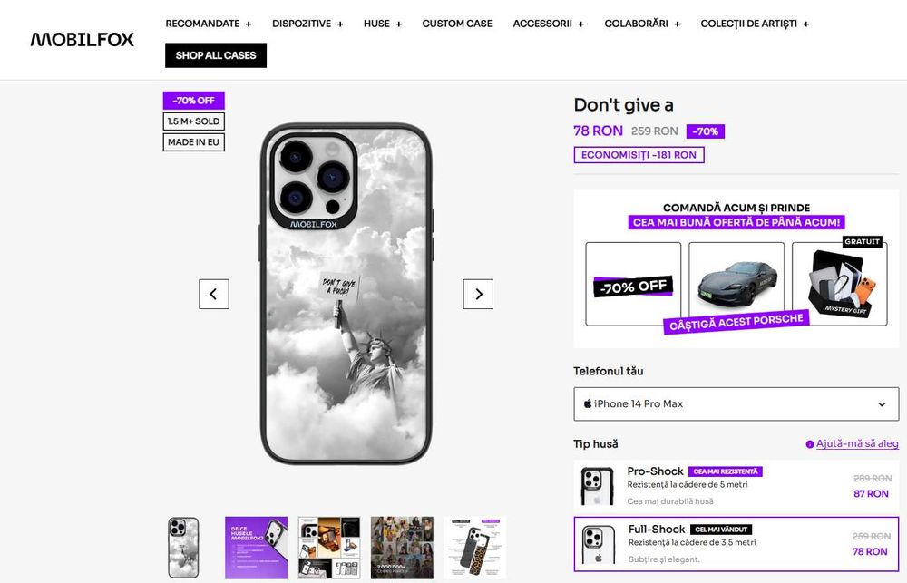 Husa iPhone 14 ProMax MobilFox