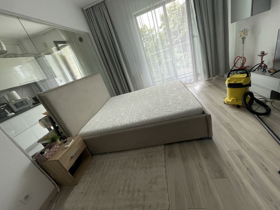Vand pat cu salea 160 pe 2 m ,  nou  cu lada de depozitare