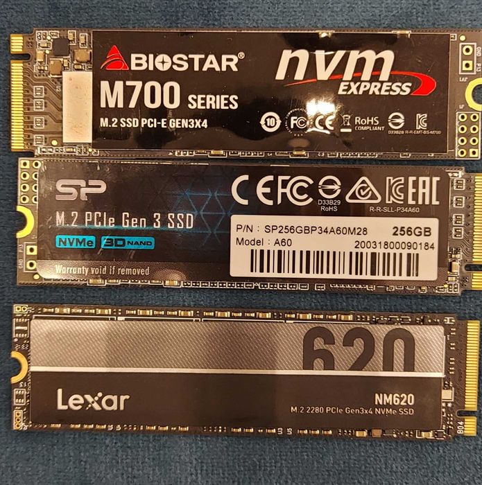 HDD 500gb & 1tb (SEAGATE) For laptops and monoblocks. SSD NVMe 256gb
