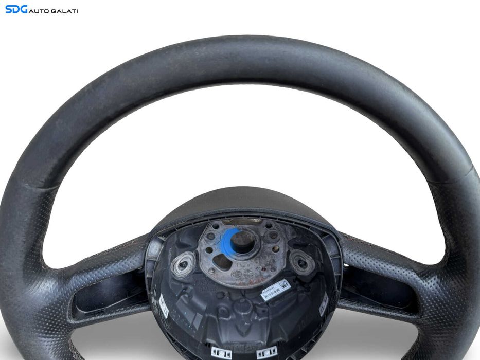 Volan Piele 3 Spite S Line cu Uzura Fara Airbag Model cu Locas Comenzi și Padele Audi A6 C6 4F 2005 - 2011 Cod 8K0419091AK [C5614]