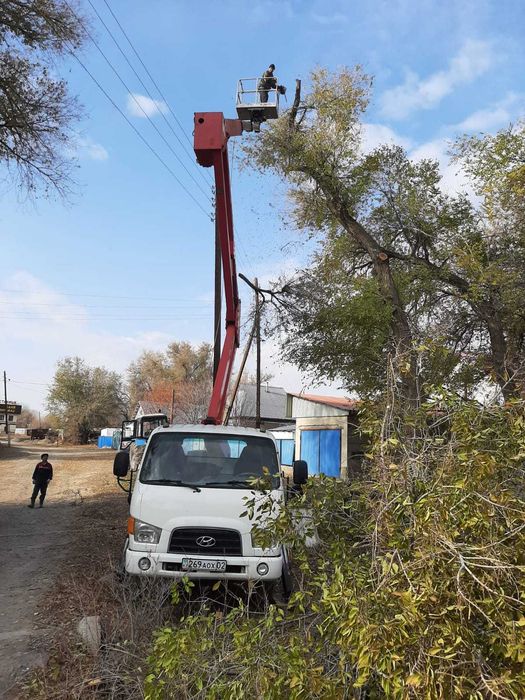 Услуги  Автовышки стрела 24 м