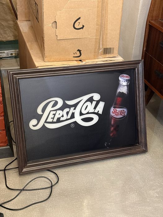 Reclama luminoasa Retro Pepsi-Cola