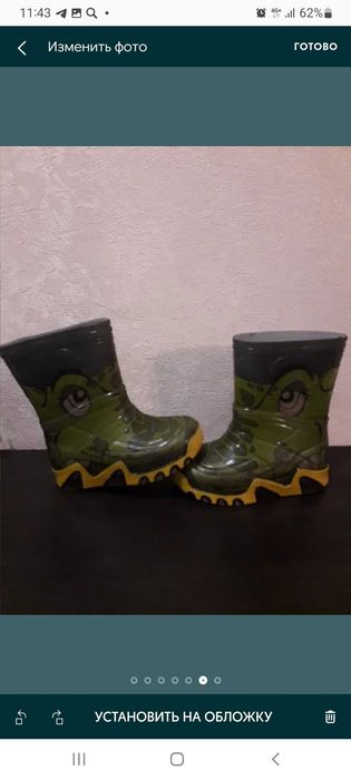 Продам ботинки и сапожки резиновые