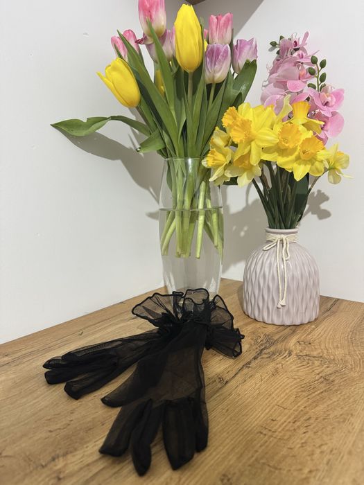 Перчатки женские прозрачные