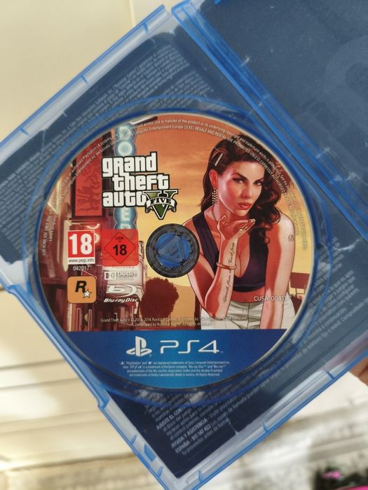 ГТА 5 PS4-PS5 оригинальный диск