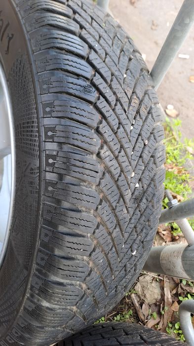 15" 5X114.3mm Джанти със Зимни гуми 195 65 15 Континентал/ 15" 5Х114.3
