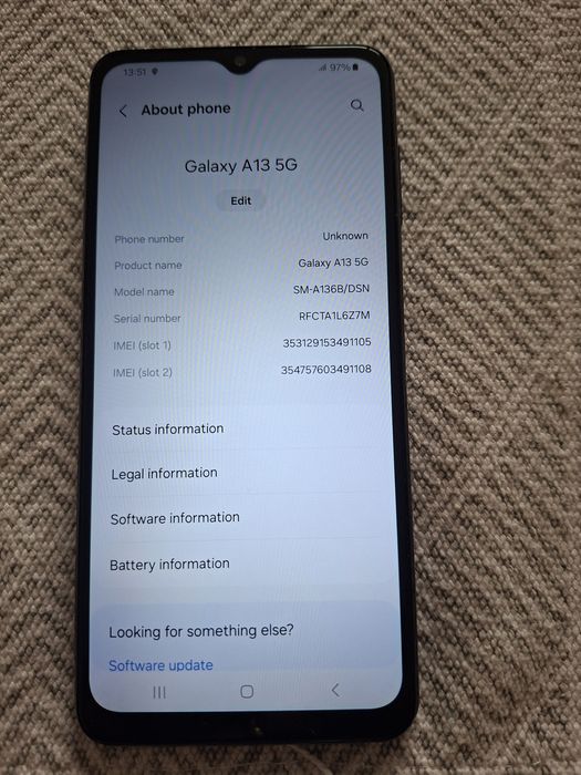 Samsung galaxy A 13 5G