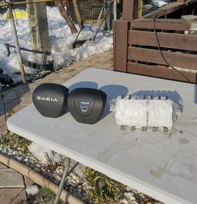 Capac airbag plasa bord airbag volan pasager logan 3 2021 2025