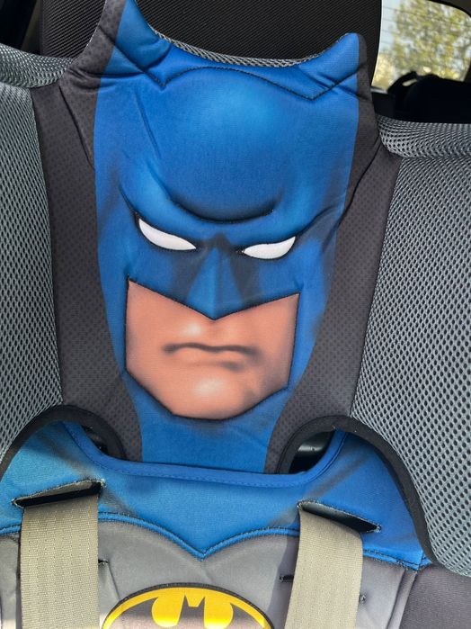 Детско столче за кола Батман 1,2,3 High Backed Booster Car Seat - KidsEmbrace