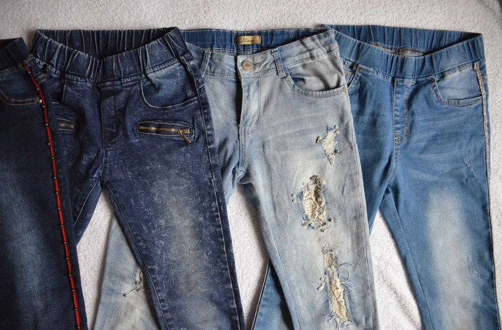 дънки за момиче , клин за момиче 10-12 години цени от 3,50 лв