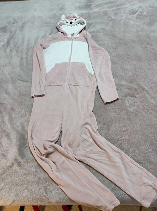 Salopeta de casa roz  - marimea S